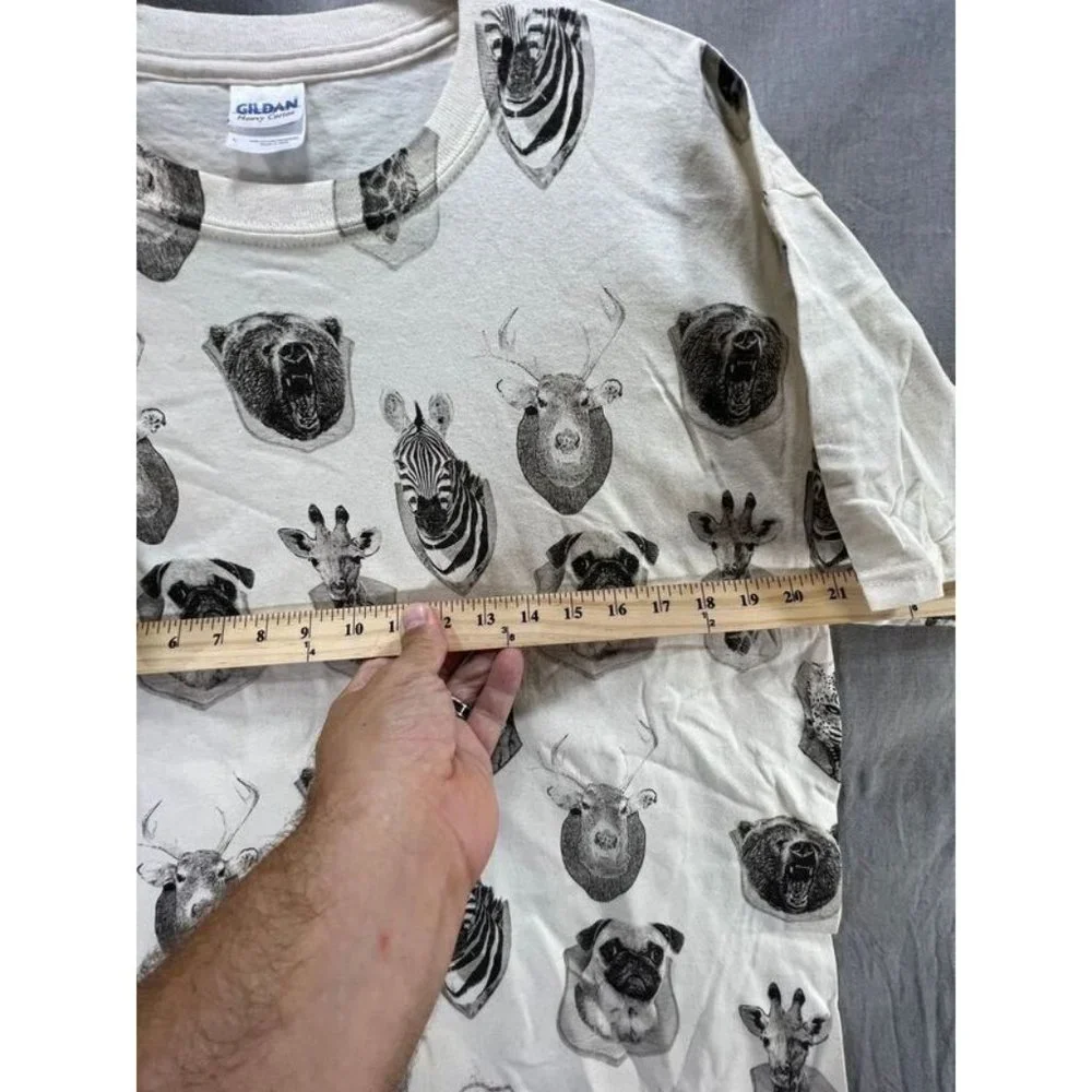 Trophy Room Shirt Adult Large White Short‎ Sleeve Pullover Tee Mens